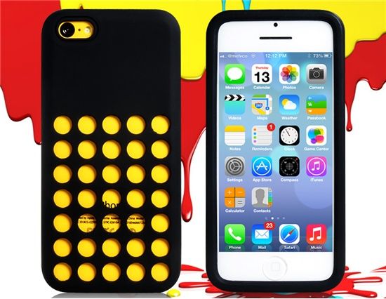 Capa de silicone para iPhone 5C